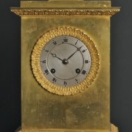 Vuurvergulde franse pendule, ca 1820-30