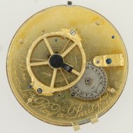 Decimaal zakhorloge met 10 uur aanduiding uit het begin van de Franse-Revolutie 