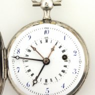 Decimaal zakhorloge met 10 uur aanduiding uit het begin van de Franse-Revolutie 