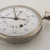 Decimaal zakhorloge met 10 uur aanduiding uit het begin van de Franse-Revolutie 