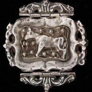 Antieke zilveren hollandse zakhorloge opwind sleutel