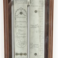 Antieke hollandse bakbarometer gemaakt door J. Sanpietro Bongiani & Comp. in Utrecht