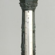 Antieke duitse 'Berlin Sieges Sule' thermometer.