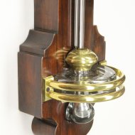 Antieke franse barometer gesigneerd P. Roulot, 33 Boulevard Hausmann, Paris