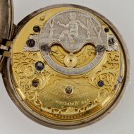 Hollands zilveren spillegang zakhorloge van 'Cornelis Uijterweer, Rotterdam No. 213' (Cornelis Uyterweer)