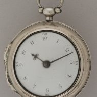 Antiek zilveren zakhorloge van Jan Hankels (Henkels), Amsterdam, no. 334