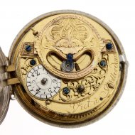 Antiek hollands zilveren zakhorloge van Jacob of Jacobus Viet, Rotterdam. (spillegang)