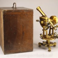 Tacheometer, hoekmeetinstrument of theodoliet van Laderrire  Paris