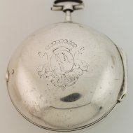 Antiek zilveren zakhorloge van E. Baudouin, Rotterdam