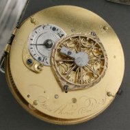 Typerend silver spillegang zakhorloge uit de Franse-Revolutie periode. ca 1795. Gesigneerd 'Berthoud a Paris'.