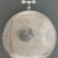 Zilveren frans/swiss spillegang-horloge van begin 1800.