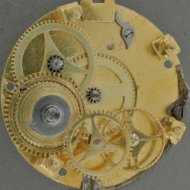 Duits 8-daags zilveren spillegang horloge met dubbele kast. Gesigneerd: 'G.W. Bolte, Rinteln'. ca 1750