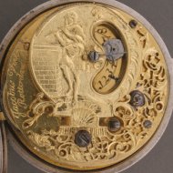 Hollands zakhorloge, 'Jacobus Viet, Rotterdam'.