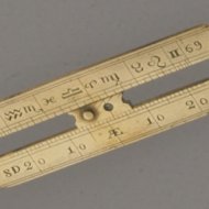 Vroege engelse equinoctical zonnewijzer. 1ste helft 18e eeuw. Pre 1752