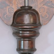 Vroege zeldzame engelse 'Queen Anne' transporteerbare barometer, ongesigneerd, circa 1700-1710.