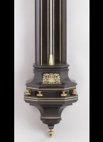 Vroege antieke franse 'Cleret  Rouen' barometer met originele console.