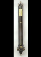 Vroege antieke franse 'Cleret  Rouen' barometer met originele console.