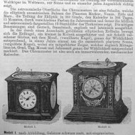 Deichmann Astronomisches Chronometer, Tellurium, Cassel. Patent 1889